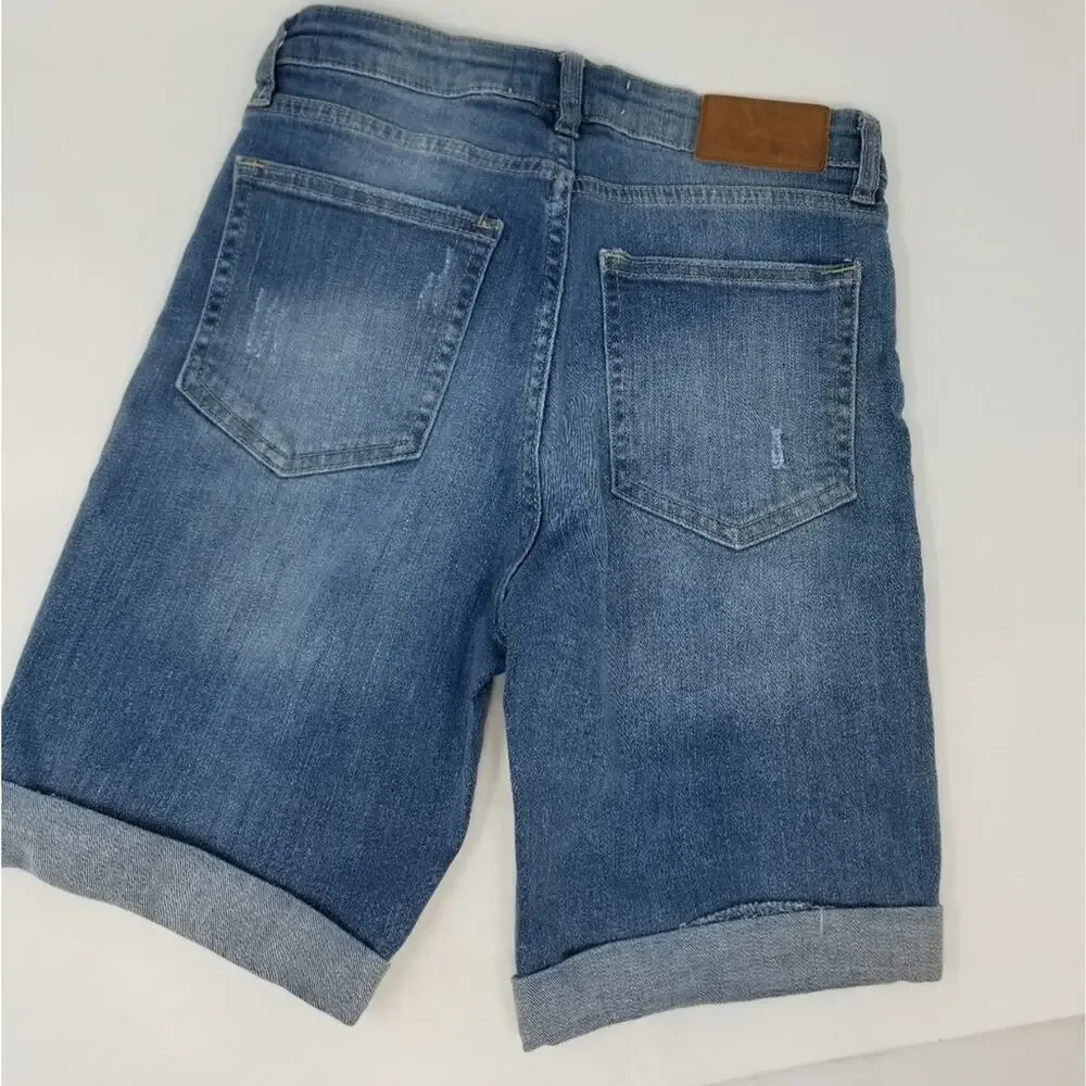 Logg Denim Shorts‎ Long Bermuda Shorts Size 4 - 6
